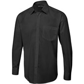 Uneek UC713 Men's Tailored Fit Long Sleeve Poplin Shirt 120g