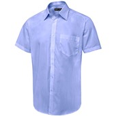 Uneek UC714 Mens Tailored Fit Short Sleeve Poplin Shirt 120g