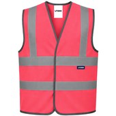 Uneek UN801 Coloured Sleeveless Safety Waist Coat