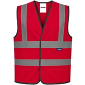 Uneek UN801 Coloured Sleeveless Safety Waist Coat