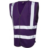 Leo Workwear Pilton Coloured Reflective Vest