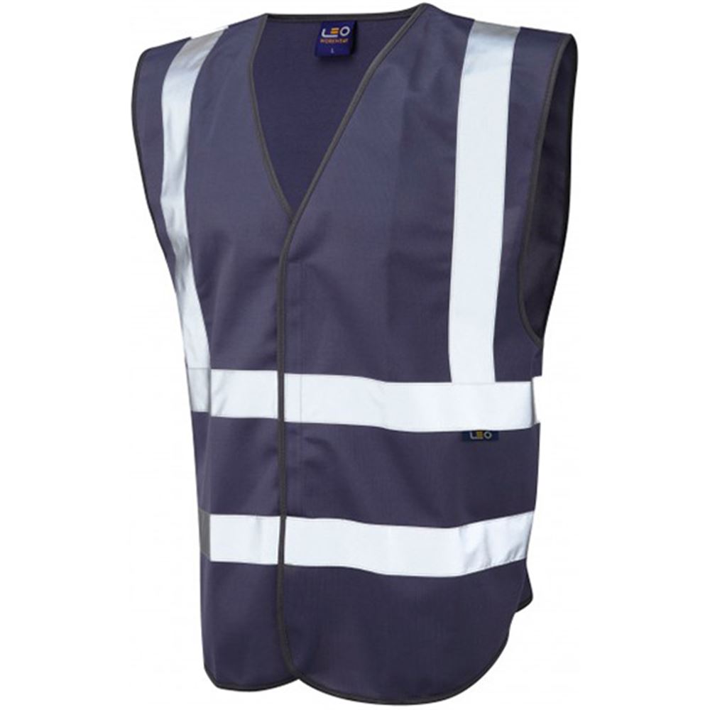 Leo Workwear Pilton Coloured Reflective Vest | Safetec Direct