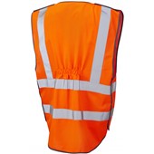 Leo Workwear Barnstaple Orange Superior 3-Part Quick Release Hi Vis Rail Vest