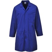 Portwest 2852 Warehouse Lab Coat 245g Royal