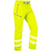 Leo Workwear Landcross Yellow EcoViz 4K Stretch Hi Vis Work Trouser