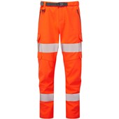 Leo Workwear Starcross Orange EcoViz Stretch Women's Hi Vis Work Trouser