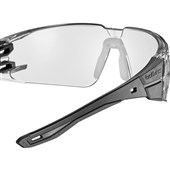 Bolle RUSH+ 2.0 Safety Glasses Platinum KN Clear Lens - RUSPMN10E