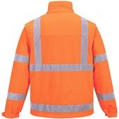 Portwest S428 Orange Hi Vis 2-in-1 Softshell Jacket (3L)