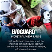 JSP EVOGuard C2 Industrial K&N Anti Scratch Anti Mist Visor Kit (Fits with EVOGuard & EVO Safety Helmets) - ADA250-060-000