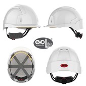 JSP EVOLite Safety Helmet - Mid Peak - Vented - Wheel Ratchet - AJB170-000-100