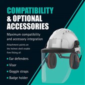 JSP EVO2 Safety Helmet - Mid Peak - Electrical Insulation Non Vented - Slip Ratchet - AJE030-000-100