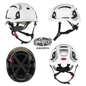 JSP EVO Alta Dualswitch Reflective Safety Helmet - Vented - Wheel Ratchet - ARD170-400-100