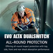 JSP EVO Alta Dualswitch Reflective Safety Helmet - Vented - Wheel Ratchet - ARD170-400-100