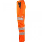 Leo Workwear Winswell EcoViz Women's Orange Stretch Hi Vis Cargo Trouser