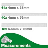 Sterile Skin Closure Strips - Assorted Sizes (Pack 122)