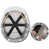 JSP EVOLite Safety Helmet - Vented - Slip Ratchet Harness - Mid Peak