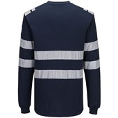 Portwest Modaflame PW3 FR732 Inherent Flame Retardant Anti static Arc Flash Hi Vis Long Sleeve T-Shirt