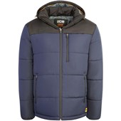 JCB Water Repellent Padded Jacket with Hood