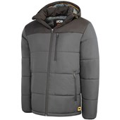 JCB Water Repellent Padded Jacket with Hood