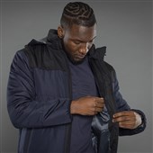 JCB Water Repellent Padded Jacket with Hood