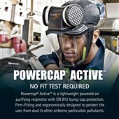 JSP Powercap Active Powered Respirator TH1P Dust Protection CAE601-941-100