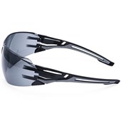 Portwest PR01 Anthracite Wraparound Safety Glasses - Anti Scratch & Anti Fog