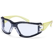 Portwest PS32 Wrap Around Plus Clear Safety Glasses - Anti Scratch & Anti Fog Lens