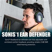 JSP Sonis 1 Ear Defenders AEB010-0AY-800 - SNR 27dB