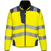 Portwest T402 Yellow PW3 Hi Vis Softshell Jacket