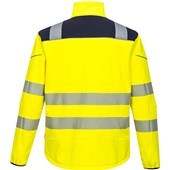 Portwest T402 Yellow PW3 Hi Vis Softshell Jacket