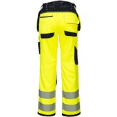 Portwest T501 PW3 Yellow Polycotton Hi Vis Holster Work Trousers