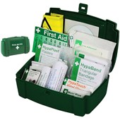 Vehicle First Aid Kit in Plastic Case