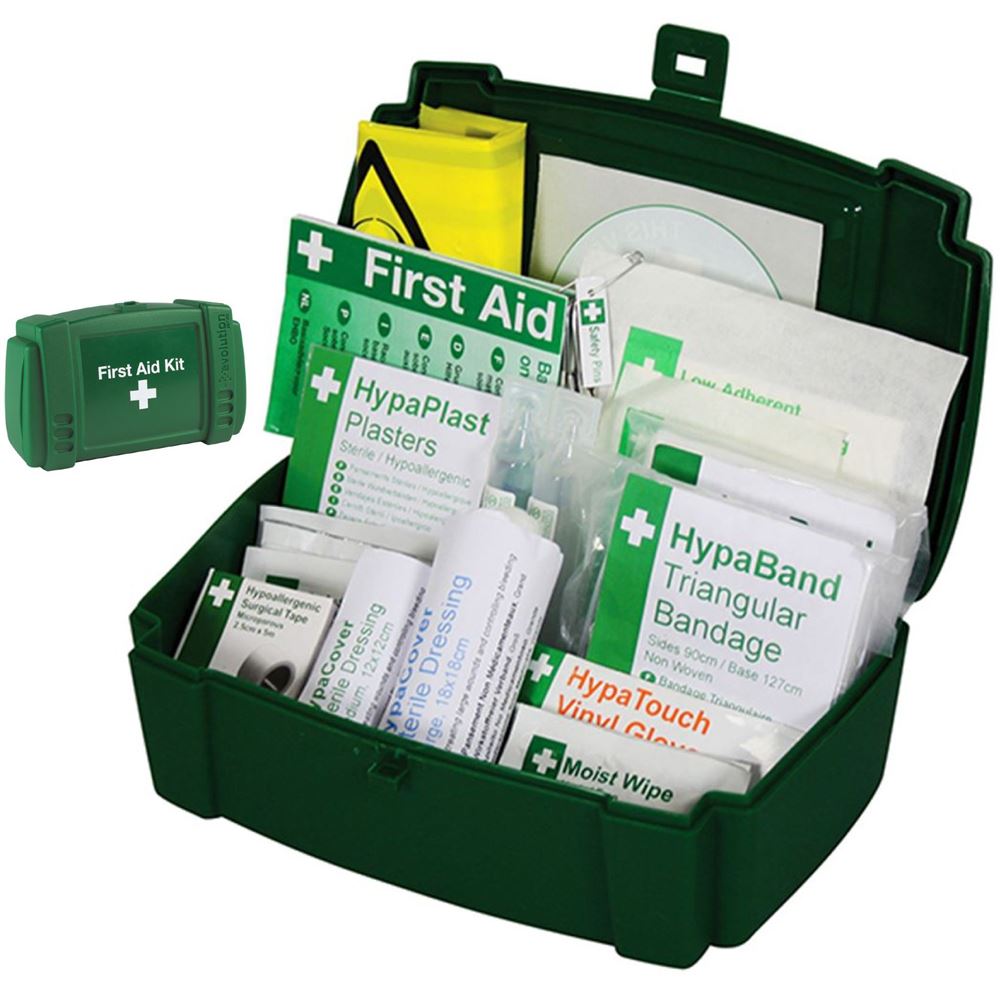 HSE Vehicle First Aid Kit in Plastic Case Safetec Direct